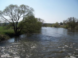 Regenfluss bei Psing