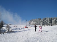 Flutlichtanlage und Beschneiungsanlage in St. Englmar