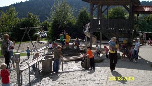 Wasserspielplatz am Egidi-Buckel in St. Englmar Wasserspielplatz am Egidi-Buckel in St. Englmar