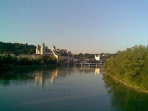 Blick auf die Altstadt von Passau