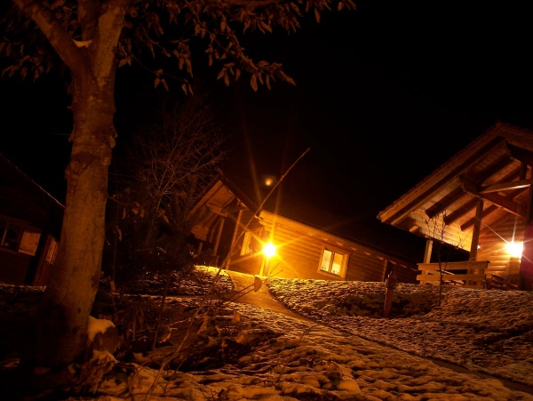 Ferienhaus Nr. 4 Blick aus Feriendorf auf Haus