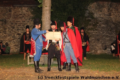 Spielszene aus dem Trenck der Pandur Festspiele Spielszene aus dem Trenck der Pandur Festspiele
