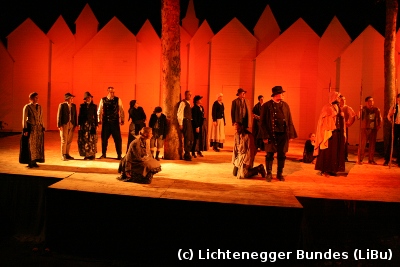 Bild aus der Inszenierung Judas vom Woid im Sommer 2010 Bild aus der Inszenierung Judas vom Woid im Sommer 2010