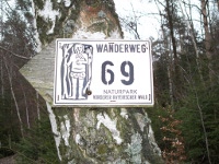 Wanderwegbeschriftung fr eine klare Wegmarkierung